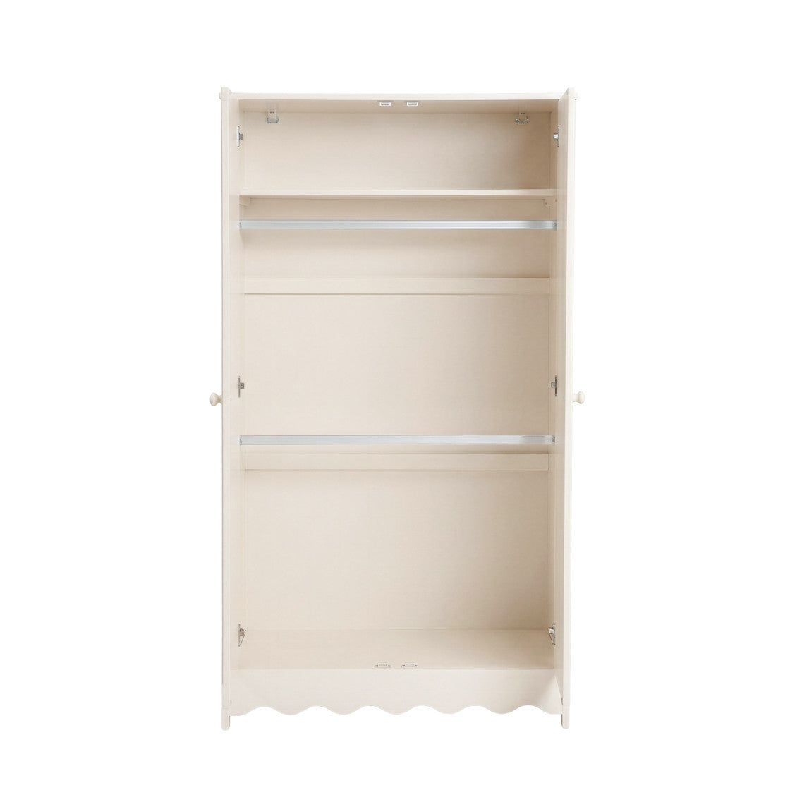 Bebe & Beyond Dancer Cot Bed, Dresser & Wardrobe 3 Piece Nursery Furniture Set - Cashmere 27