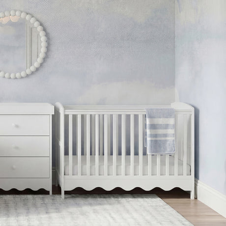 Bebe & Beyond Dancer Cot Bed - White 1