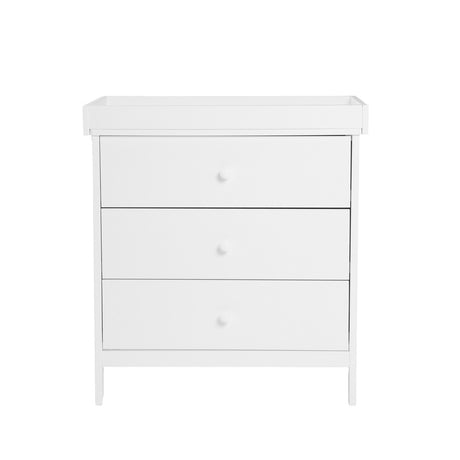Bebe & Beyond Dreamer Cot Bed & Changer Two Piece Nursery Furniture Set - White 19
