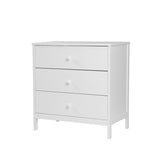 Bebe & Beyond Dreamer Cot Bed, Wardrobe & Changer Three Piece Nursery Furniture Set - White 19