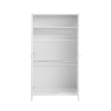 Bebe & Beyond Dreamer Cot Bed, Wardrobe & Changer Three Piece Nursery Furniture Set - White 26