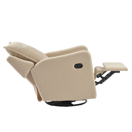 Bebe & Beyond Nestler 360 Reclining Nursing Chair - Oat Ted 7