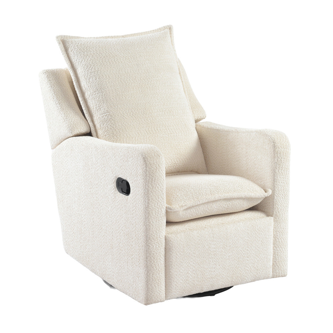 Bebe & Beyond Nestler 360 Reclining Nursing Chair - Off White Boucle 1