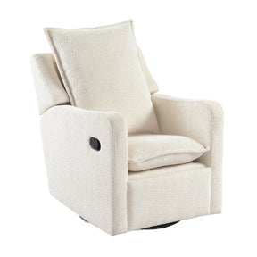 Bebe & Beyond Nestler 360 Reclining Nursing Chair - Off White Boucle 1