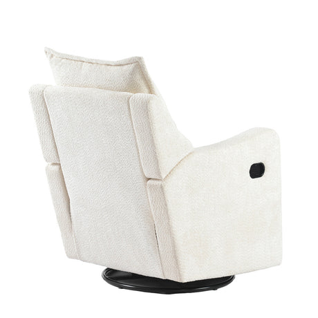 Bebe & Beyond Nestler 360 Reclining Nursing Chair - Off White Boucle 4