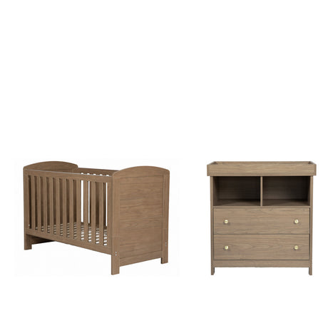 Bebe & Beyond Seeker Cot Bed & Changing Unit 2 Piece Nursery Furniture Set - Drift 3