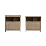 Bebe & Beyond Seeker Cot Bed & Changing Unit 2 Piece Nursery Furniture Set - Drift 7