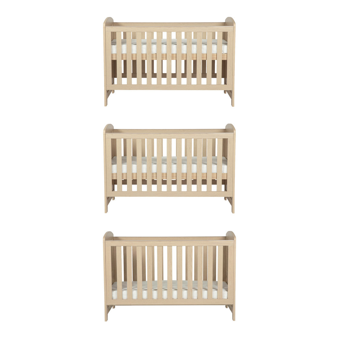 Bebe & Beyond Seeker Cot Bed & Changing Unit 2 Piece Nursery Furniture Set - Nordic 5