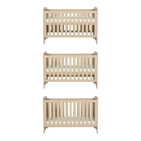 Bebe & Beyond Seeker Cot Bed & Changing Unit 2 Piece Nursery Furniture Set - Nordic 5