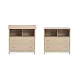 Bebe & Beyond Seeker Cot Bed & Changing Unit 2 Piece Nursery Furniture Set - Nordic 7