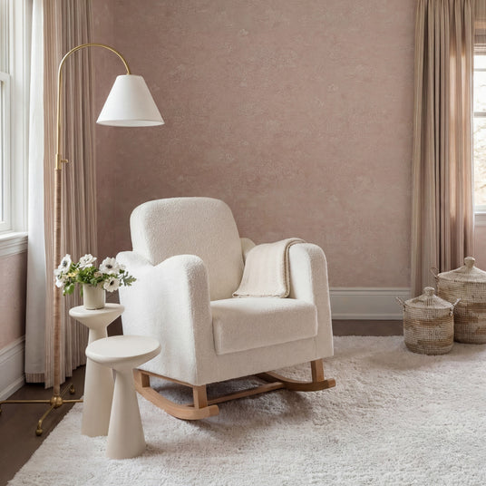 Bebe & Beyond Soother Nursing Chair - Off White Boucle 2