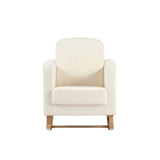 Bebe & Beyond Soother Nursing Chair - Off White Boucle 3