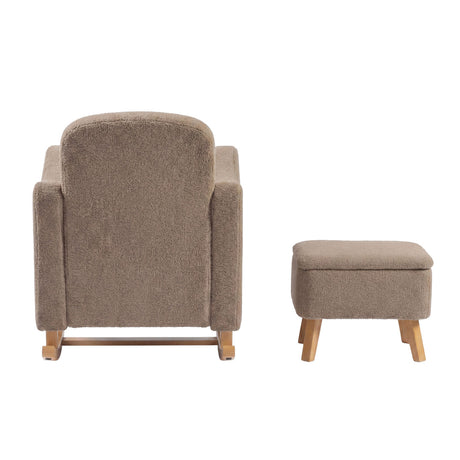 Bebe & Beyond Soother Nursing Chair & Stool - Biscuit Ted 6