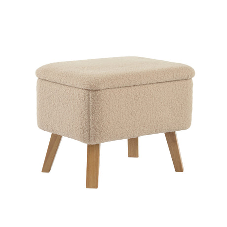 Bebe & Beyond Soother Nursing Chair & Stool - Oat Ted 7