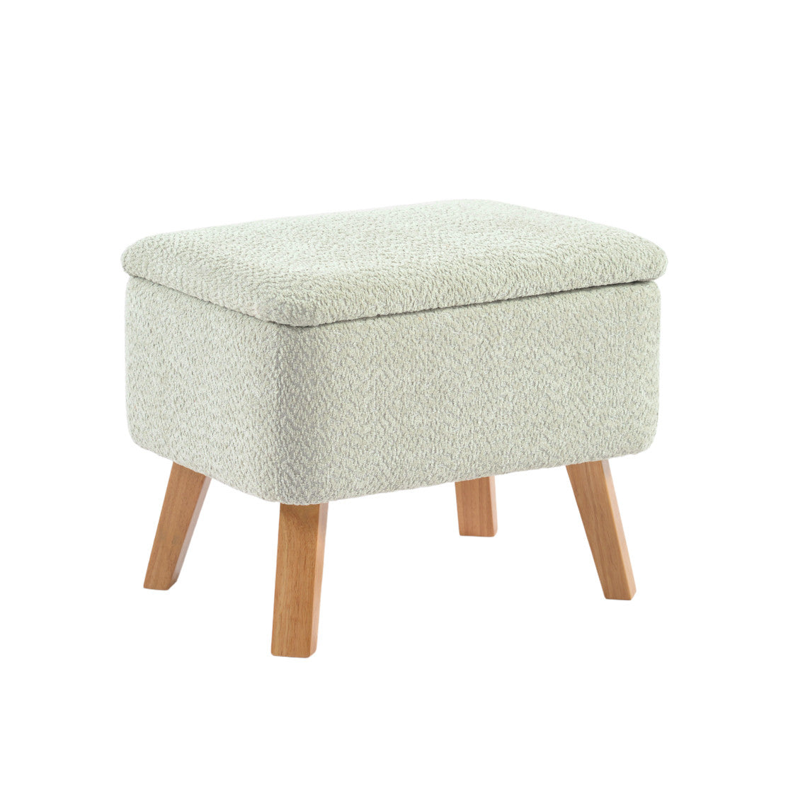 Bebe & Beyond Soother Nursing Chair & Stool - Sage Boucle 6