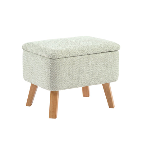 Bebe & Beyond Soother Nursing Chair & Stool - Sage Boucle 6