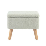 Bebe & Beyond Soother Nursing Chair & Stool - Sage Boucle 7