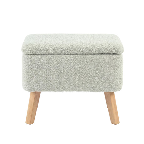 Bebe & Beyond Soother Nursing Chair & Stool - Sage Boucle 7