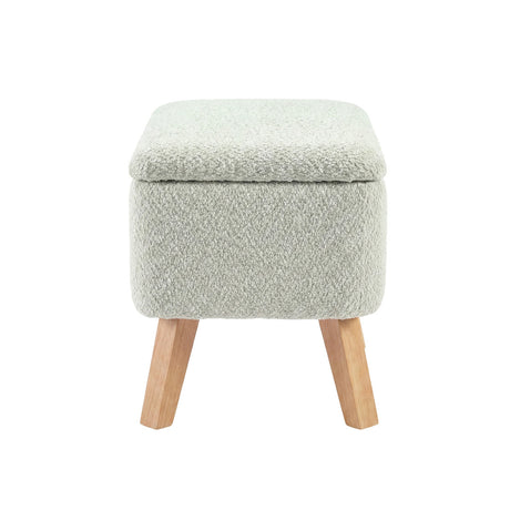 Bebe & Beyond Soother Nursing Chair & Stool - Sage Boucle 8