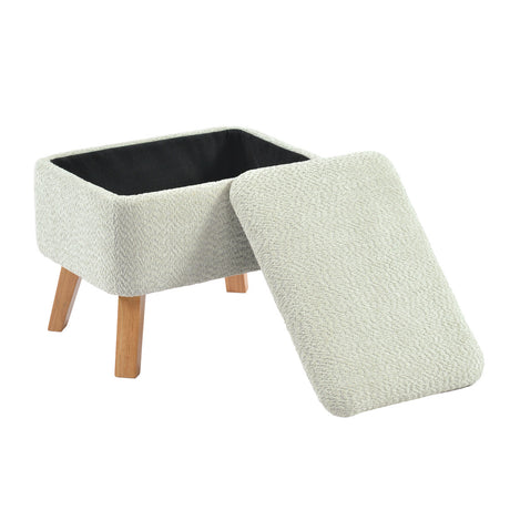 Bebe & Beyond Soother Nursing Chair & Stool - Sage Boucle 9