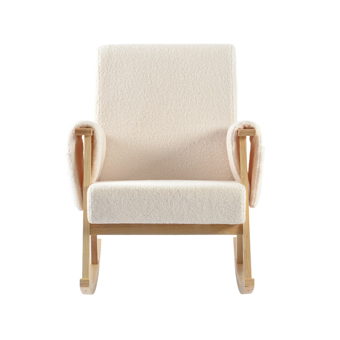 Bebe & Beyond Storyteller Nursing Chair - Off White Ted 3