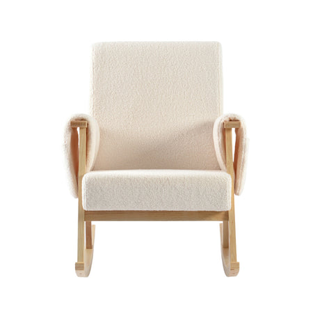 Bebe & Beyond Storyteller Nursing Chair - Off White Ted 3