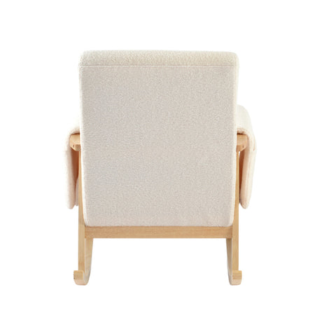Bebe & Beyond Storyteller Nursing Chair - Off White Ted 5