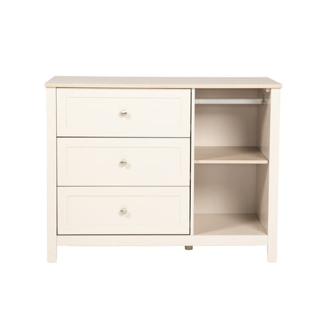 Bebe & Beyond Wandered Cot Bed & Dresser 2 Piece Nursery Furniture Set - Cashmere & Oak 24
