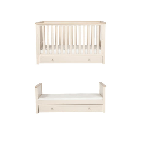 Bebe & Beyond Wanderer Cot Bed - Cashmere & Oak 15
