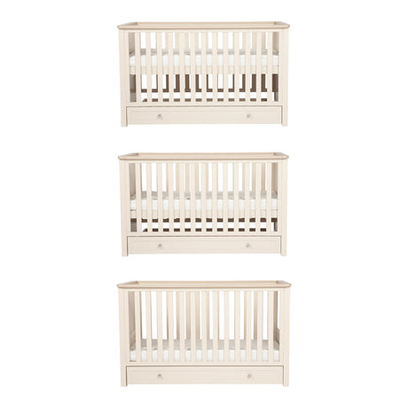 Bebe & Beyond Wanderer Cot Bed - Cashmere & Oak 7