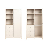 Bebe & Beyond Wanderer Cot Bed, Wardrobe & Dresser 3 Piece Nursery Furniture Set - Cashmere & Oak 11