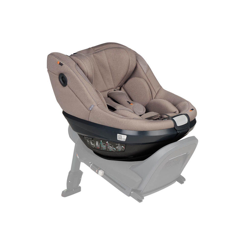 BeSafe Beyond 2 360 Car Seat - Dark Sand Soft Breeze
