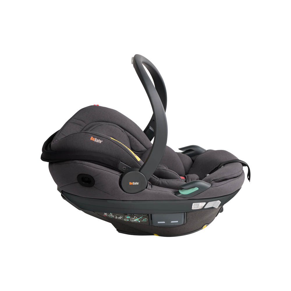 BeSafe Go Beyond 2 Infant Car Seat - Dark Grey Melange
