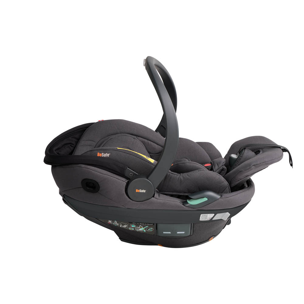 BeSafe Go Beyond 2 Infant Car Seat - Dark Grey Melange