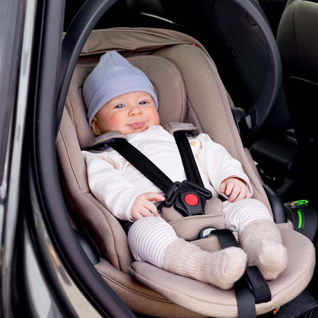 BeSafe Go Beyond 2 Infant Car Seat - Dark Sand Soft Breeze