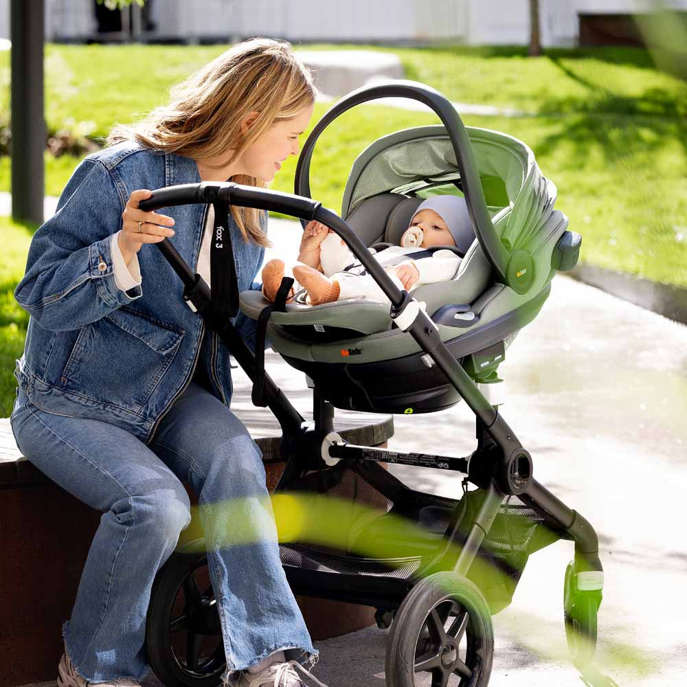 BeSafe Go Beyond 2 Infant Car Seat - Dark Sand Soft Breeze