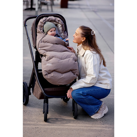 BeSafe Voksi Explorer Footmuff - Seashell Sand Clover 4