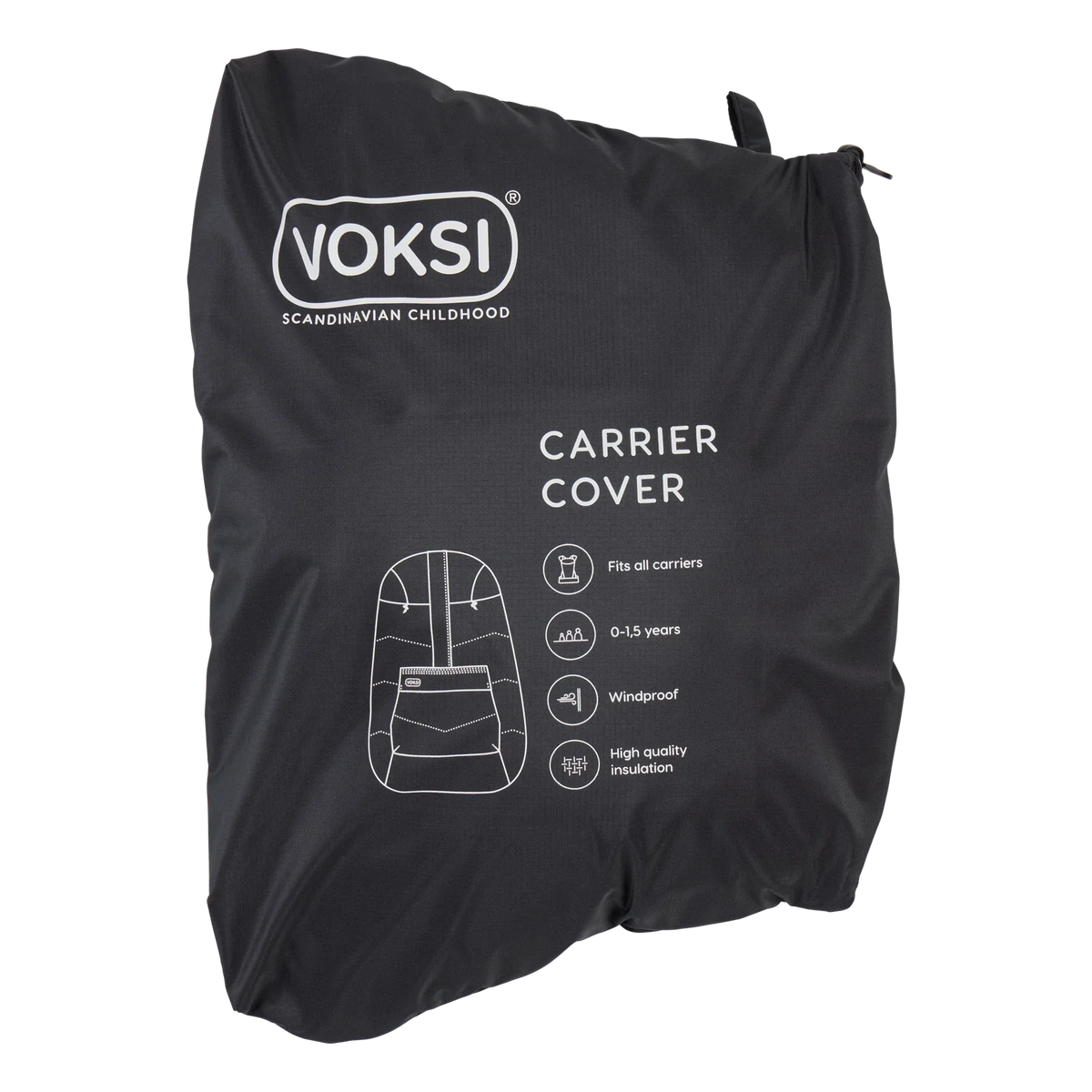 BeSafe Voksi Huddle Carrier Cover - Black 5