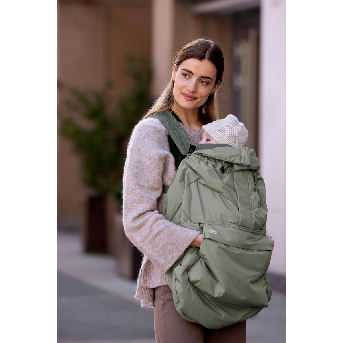 BeSafe Voksi Huddle Carrier Cover - Meadow Green 6