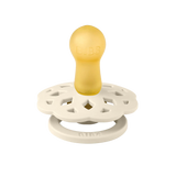 BIBS Boheme Round Latex Pacifiers Size 2 – Ivory & Blush (2 Pack)