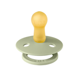 BIBS Colour Round Latex Pacifiers Size 1 – Sage & Hunter Green (2 Pack)