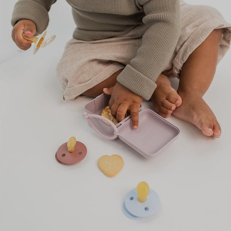 BIBS Pacifier Storage Box - Blush
