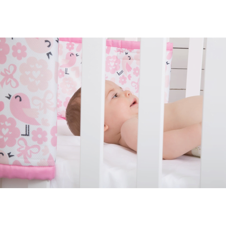 CuddleCo Comfi Dreams 2 Piece Cot / Cot Bed Bedding Set – Love Birds