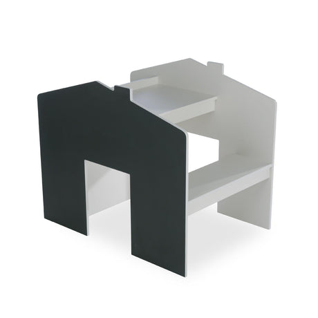 CuddleCo Storage Desk with Bench - House