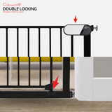 Callowesse Kemble Child & Pet Pressure Fit Safety Gate 75-82cm x H76cm - Black 2