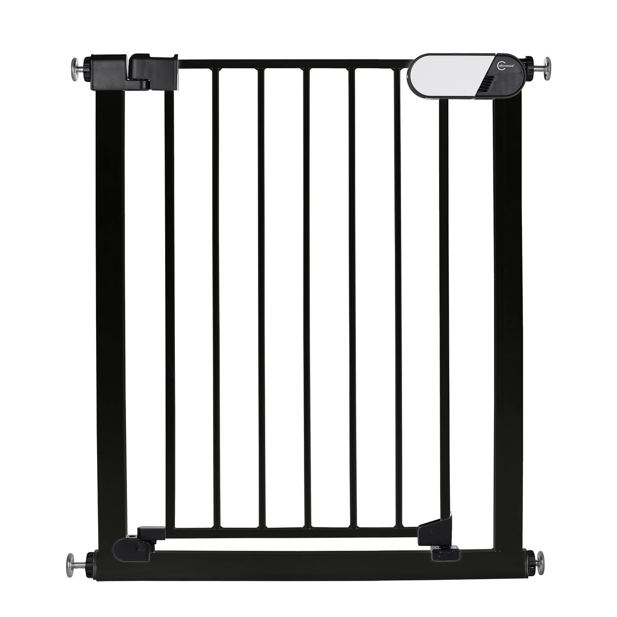 Callowesse Kemble Narrow Child & Pet Pressure Fit Safety Gate 65-70cm x H76cm - Black 1