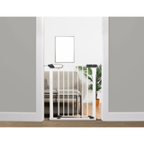 Callowesse Kemble Narrow Pressure Fit Baby & Pet Safety Gate 65-70cm x H76cm - White 2