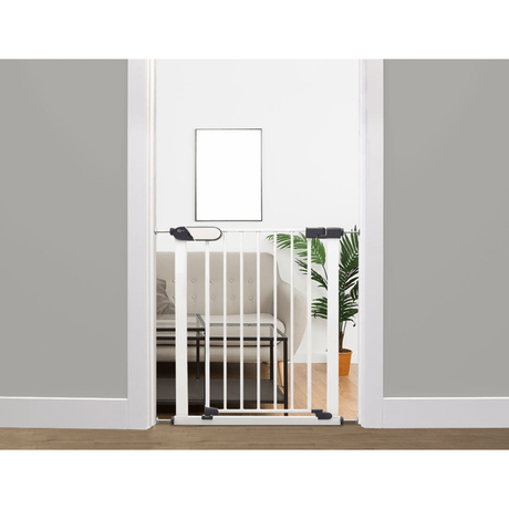 Callowesse Kemble Narrow Pressure Fit Baby & Pet Safety Gate 65-70cm x H76cm - White 2
