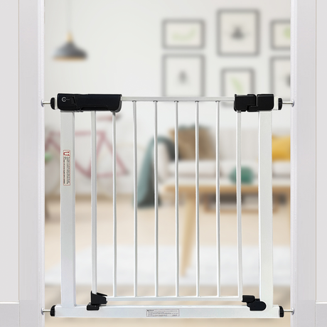 Callowesse Kuvasz Child & Pet Pressure Fit Safety Gate 76-83cm x H76cm - White 3