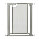 Callowesse Narrow Metal Mesh Child & Pet Safety Gate 62-69cm x H76cm - Ash Grey 1
